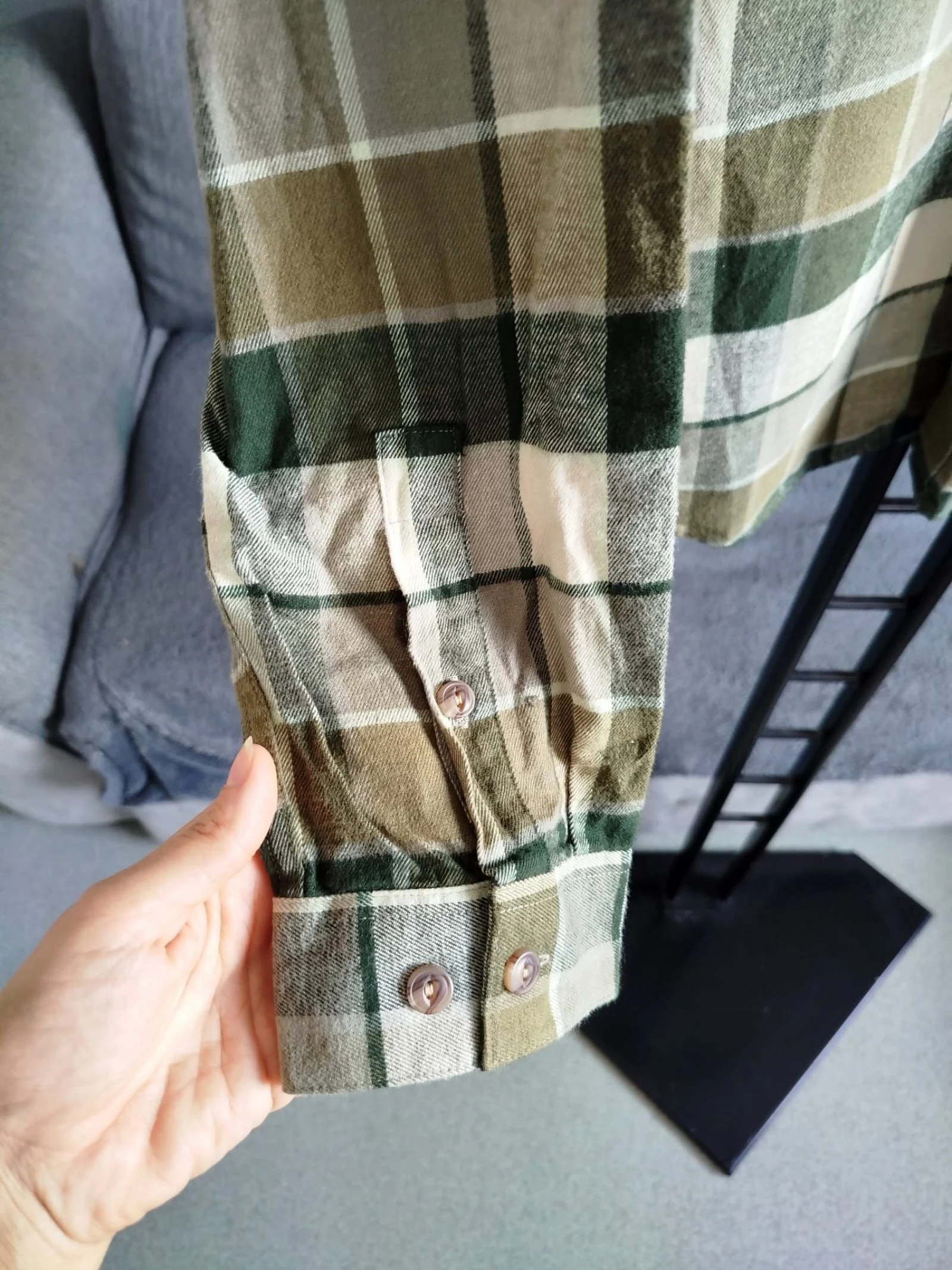 Patagonia heren langarm lichtgewicht fjord flanellen shirt M – photo 6